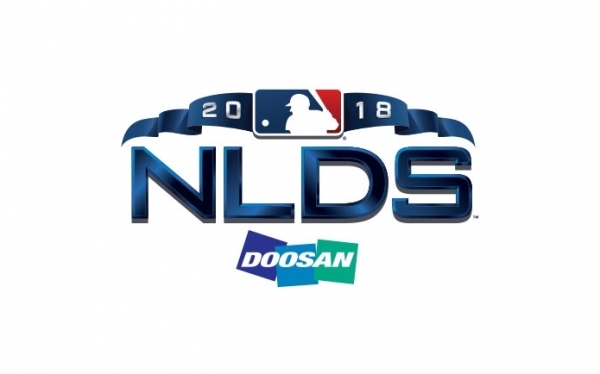 두산-MLB NLDS 결합로고.